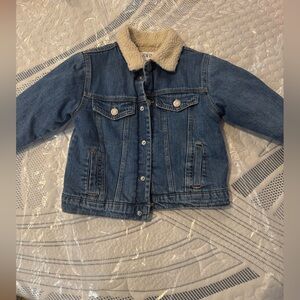 ZARA DENIM SHERPA JACKET